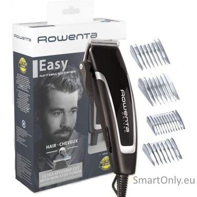 Rowenta Hair Trimmer | TN1603F0 | Corded | Black/Silver
