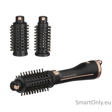Rowenta | Styling Hair Brush | CF9620 | Temperature (max) 80 °C | Number of heating levels 3 | Black/Gold Rose