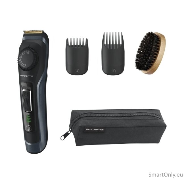 Rowenta Beard Trimmer | TN3804E0 Virtuo | Cordless | Number of length steps 39 | Black/Blue 2 Rowenta Beard Trimmer | TN3804E0 Virtuo | Cordless | Number of length steps 39 | Black/Blue 2