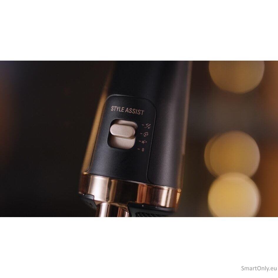 Rowenta | Styling Hair Brush | CF9620 | Temperature (max) 80 °C | Number of heating levels 3 | Black/Gold Rose 5 Rowenta | Styling Hair Brush | CF9620 | Temperature (max) 80 °C | Number of heating levels 3 | Black/Gold Rose 5