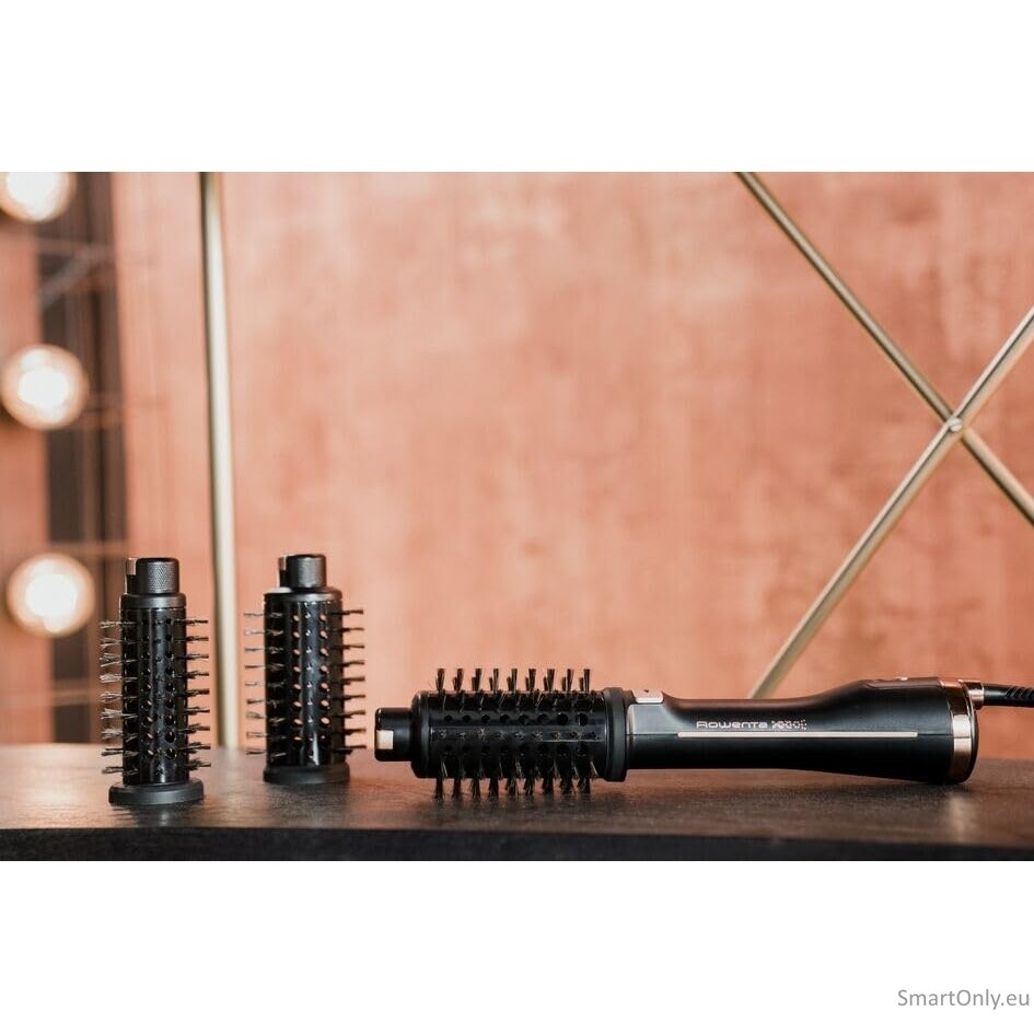 Rowenta | Styling Hair Brush | CF9620 | Temperature (max) 80 °C | Number of heating levels 3 | Black/Gold Rose 6