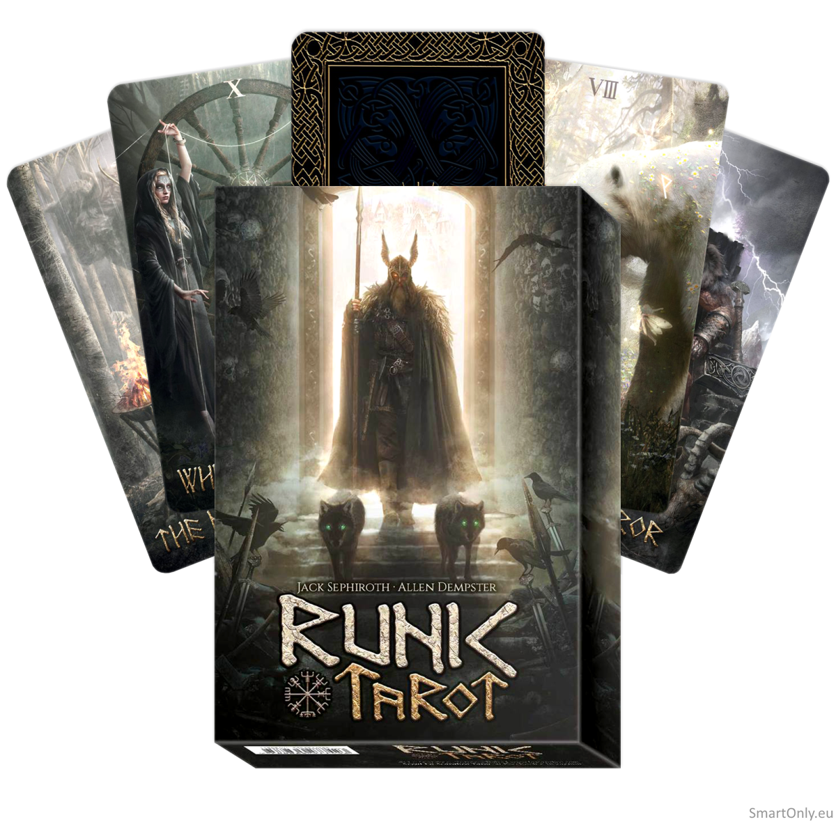 Runic Tarot Kit kortos ir knyga Lo Scarabeo Runic Tarot Kit kortos ir knyga Lo Scarabeo