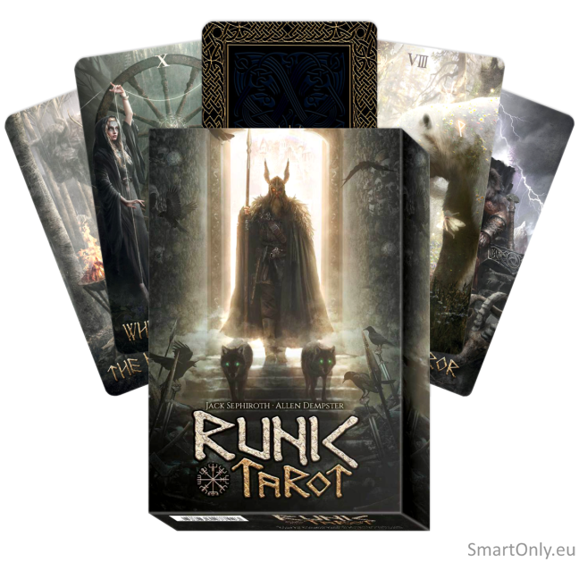 Runic Tarot Kit kortos ir knyga Lo Scarabeo Runic Tarot Kit kortos ir knyga Lo Scarabeo