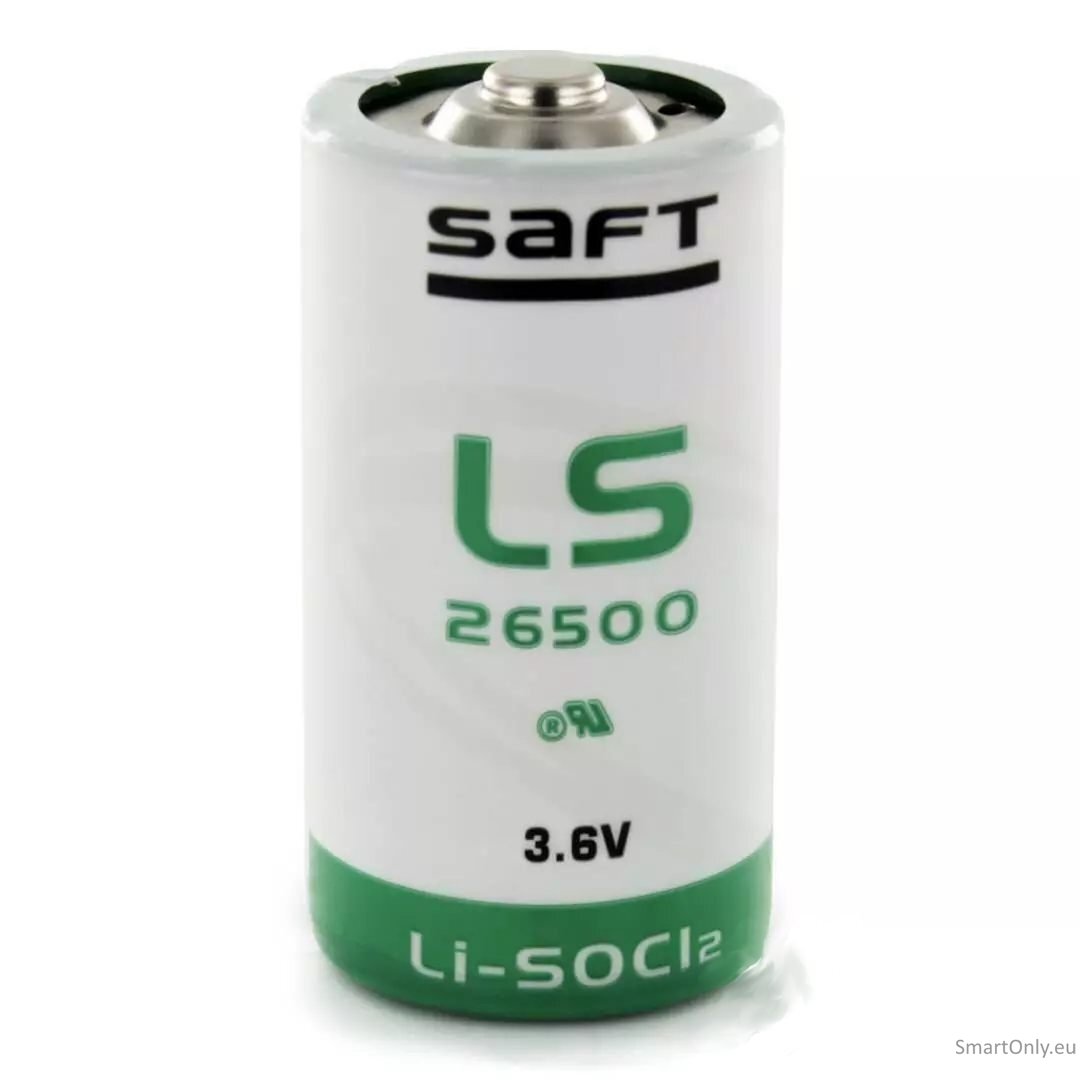 Saft LS26500 CR C 3,6V lit. ličio baterija 1 vnt. 1 Saft LS26500 CR C 3,6V lit. ličio baterija 1 vnt. 1