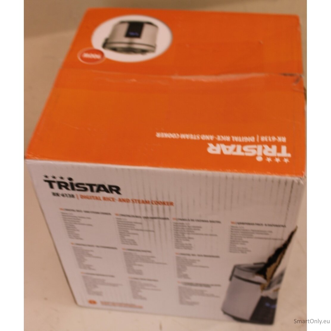 SALE OUT. Tristar RK-6138 Rice and Steam cooker with Keep warm function, Digital control, 2.2 L, Stainless Steel | SALE OUT. | Tristar Digital Rice and Steam Cooker | RK-6138 | 900 W | 2.2 L | Number of programs 7 | Grey | DAMAGED PACKAGING, MISSING PLAST 1 SALE OUT. Tristar RK-6138 Rice and Steam cooker with Keep warm function, Digital control, 2.2 L, Stainless Steel | SALE OUT. | Tristar Digital Rice and Steam Cooker | RK-6138 | 900 W | 2.2 L | Number of programs 7 | Grey | DAMAGED PACKAGING, MISSING PLAST 1