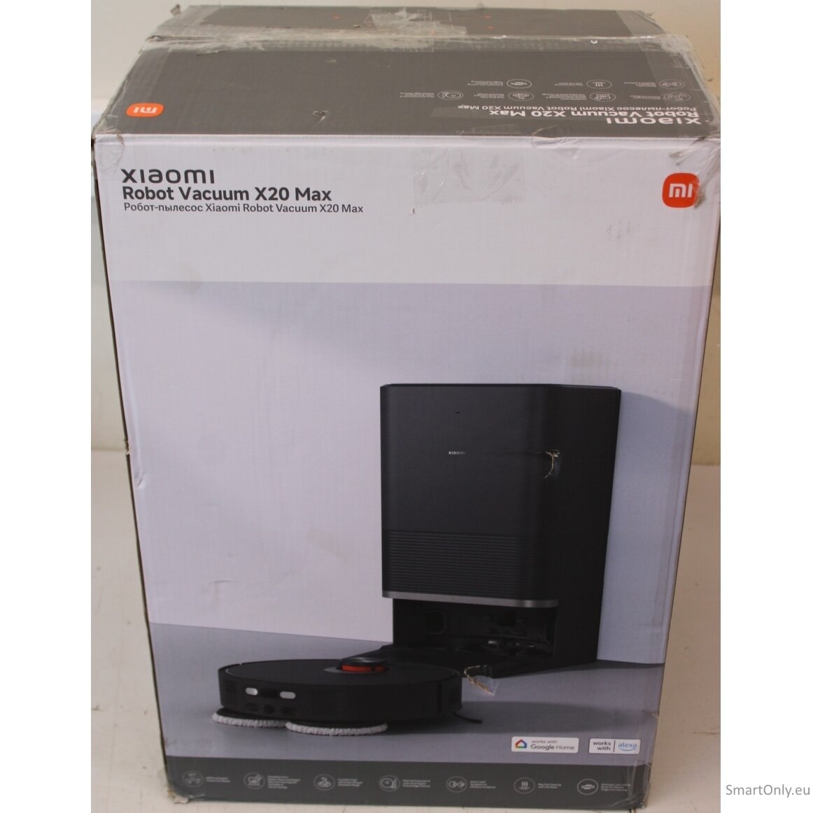 SALE OUT. Xiaomi Robot Vacuum | X20 Max EU | Wet&Dry | 5200 mAh | 8000 Pa | Black | REFURBISHED, USED, DIRTY, SCRATCHED SALE OUT. Xiaomi Robot Vacuum | X20 Max EU | Wet&Dry | 5200 mAh | 8000 Pa | Black | REFURBISHED, USED, DIRTY, SCRATCHED