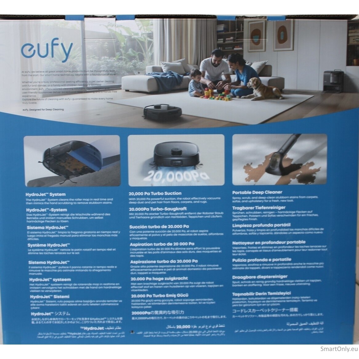 SALE OUT. Anker Eufy Robot Vacuum Cleaner Omni E28, Black | Anker Eufy Robot Vacuum Cleaner | Omni E28 | Wet&Dry | Dust capacity 3 L | 20000 Pa | Black | DAMAGED PACKAGING, MISSING INNER PACKAGING (BAGS). ITEM IS USED, DIRTY, WET AND SCRATCHED. NOT FULL L 4 SALE OUT. Anker Eufy Robot Vacuum Cleaner Omni E28, Black | Anker Eufy Robot Vacuum Cleaner | Omni E28 | Wet&Dry | Dust capacity 3 L | 20000 Pa | Black | DAMAGED PACKAGING, MISSING INNER PACKAGING (BAGS). ITEM IS USED, DIRTY, WET AND SCRATCHED. NOT FULL L 4