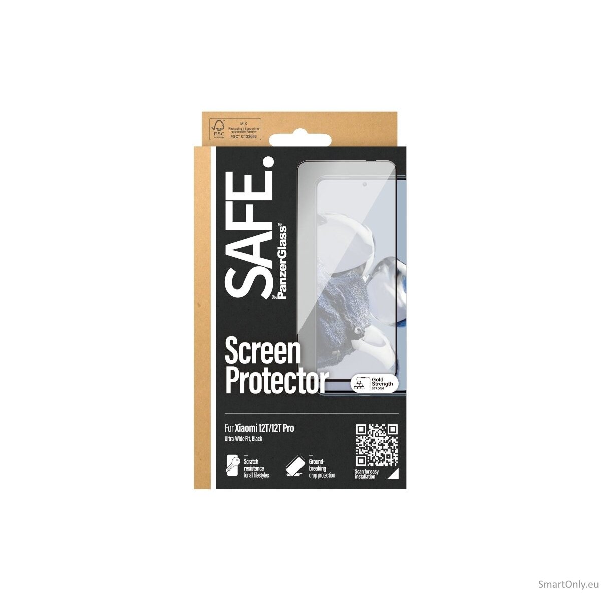 SAFE by PanzerGlass Screen Protector Xiaomi 12T | 12T Pro | PanzerGlass 2 SAFE by PanzerGlass Screen Protector Xiaomi 12T | 12T Pro | PanzerGlass 2