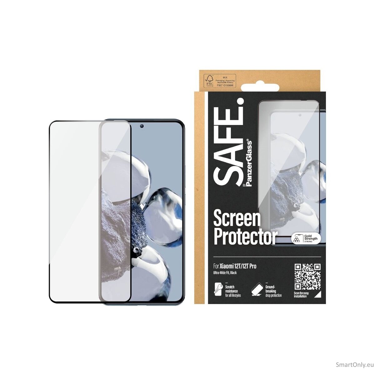 SAFE by PanzerGlass Screen Protector Xiaomi 12T | 12T Pro | PanzerGlass 3 SAFE by PanzerGlass Screen Protector Xiaomi 12T | 12T Pro | PanzerGlass 3