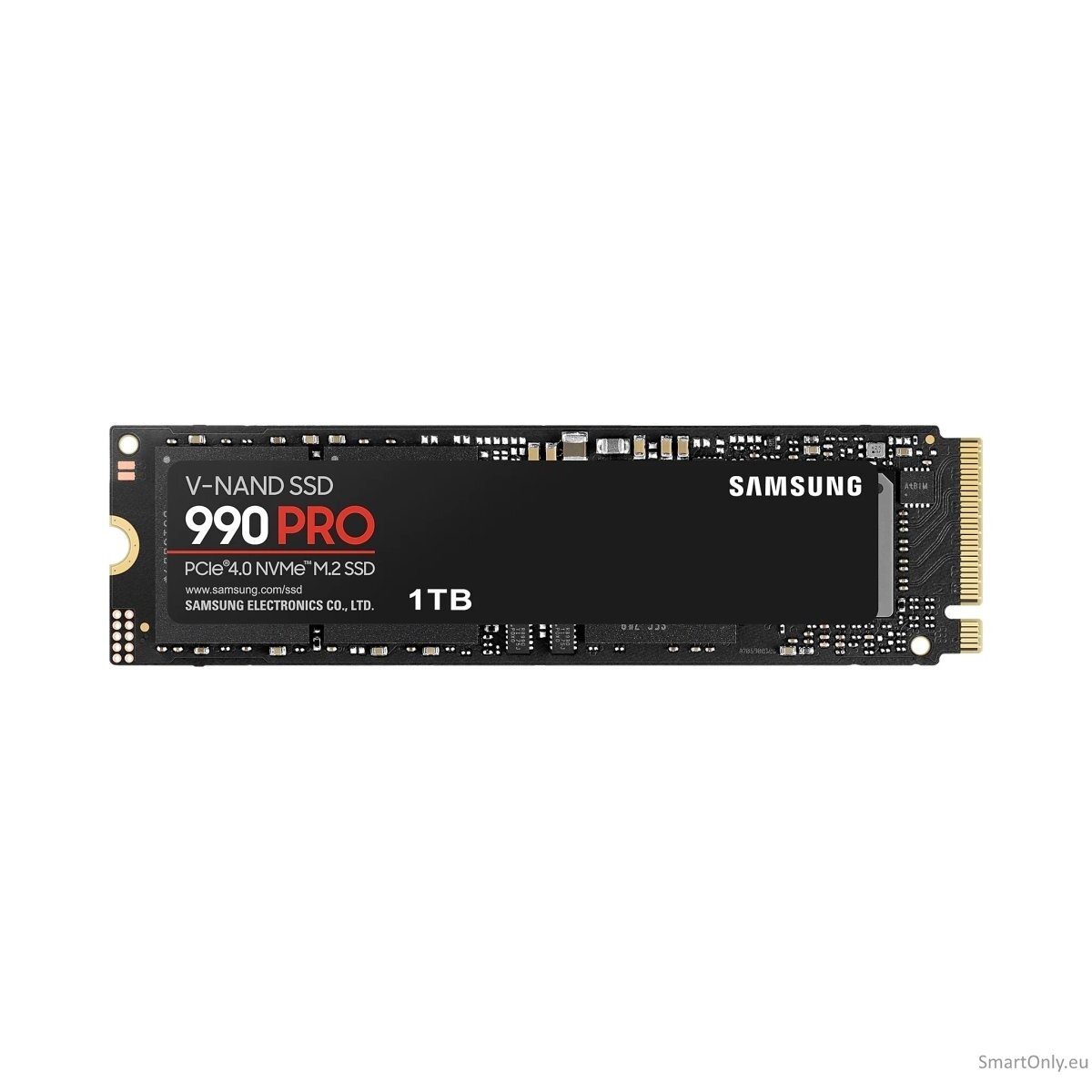 Samsung | 990 PRO | 1000 GB | SSD form factor M.2 2280 | Solid-state drive interface PCIe Gen4x4 | Read speed 7450 MB/s | Write speed 6900 MB/s