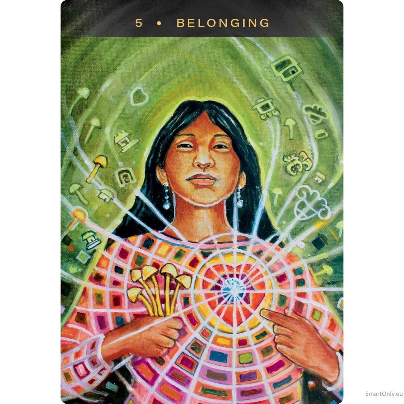 Sacred Mushroom Oracle kortos Hay House 2 Sacred Mushroom Oracle kortos Hay House 2