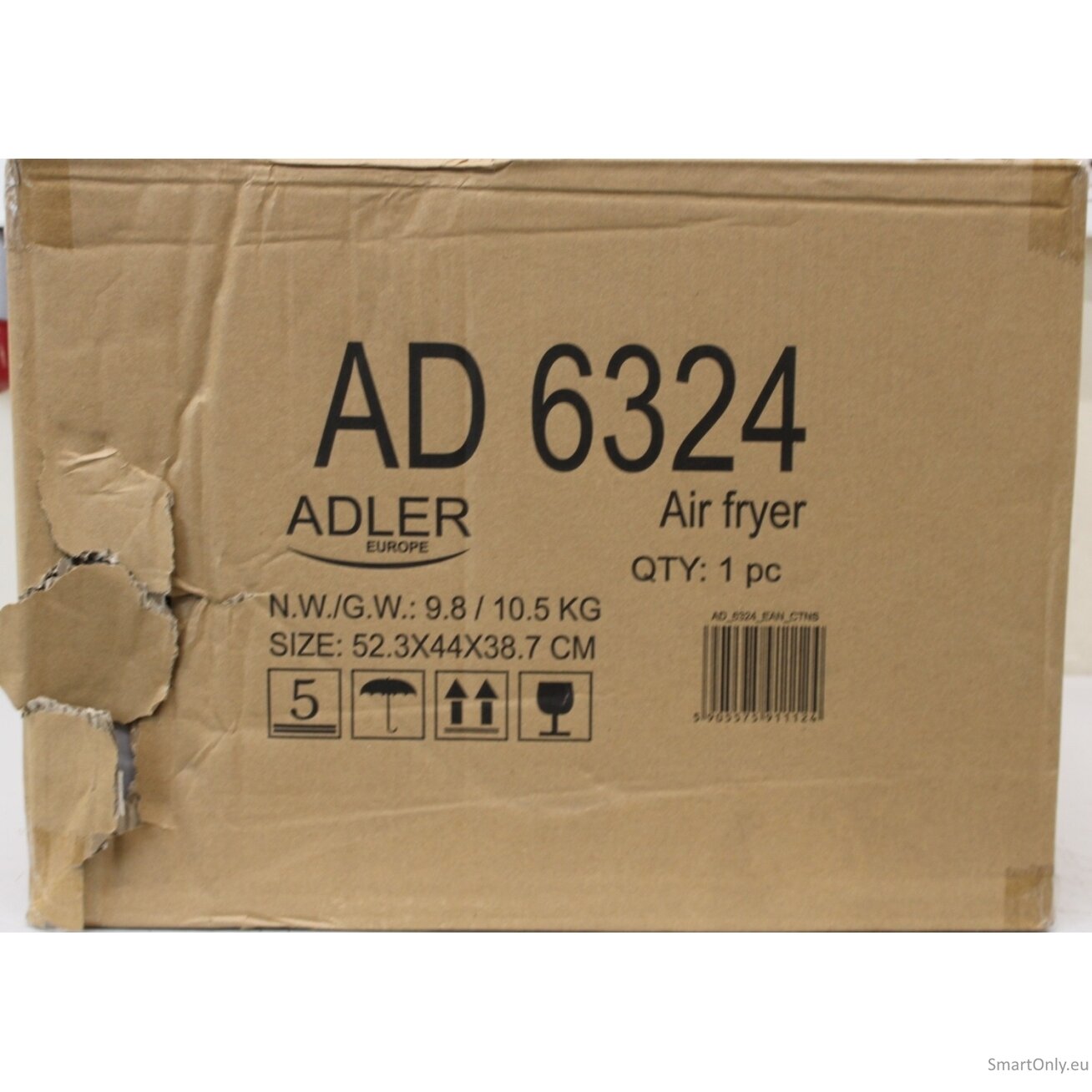 SALE OUT. ADLER AD 6324 Dual Air Fryer Oven, 11 L | Adler DAMAGED PACKAGING | 24 month(s)