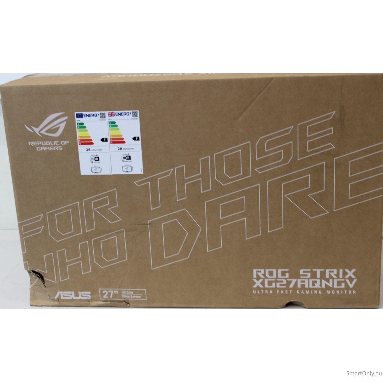 SALE OUT. | Asus | ROG Strix Pulsar XG27AQNGV | 27 " | Ultrafast IPS | 16:9 | 360 Hz | 1 ms | 2560 x 1440 pixels | 400 cd/m² | HDMI ports quantity 2 | Warranty 36 month(s) | DAMAGED PACKAGING SALE OUT. | Asus | ROG Strix Pulsar XG27AQNGV | 27 " | Ultrafast IPS | 16:9 | 360 Hz | 1 ms | 2560 x 1440 pixels | 400 cd/m² | HDMI ports quantity 2 | Warranty 36 month(s) | DAMAGED PACKAGING