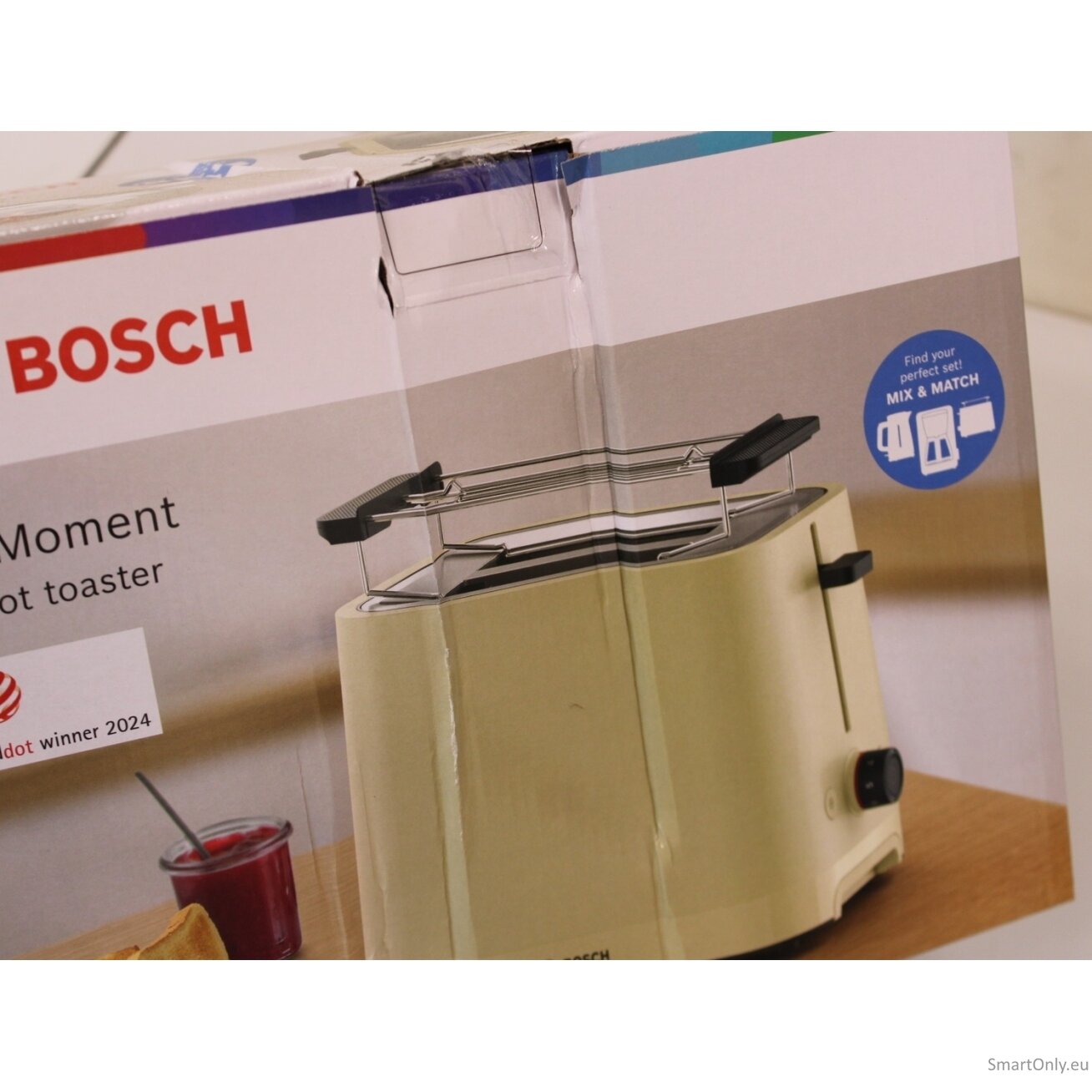 SALE OUT. Bosch TAT3M127 MyMoment Compact toaster, 950 W, 2 slots, Beige | SALE OUT. Compact Toaster | TAT3M127 MyMoment | Number of slots 2 | Housing material Plastic | Beige | DAMAGED PACKAGING AND ITEM BODY (EDGE) 2 SALE OUT. Bosch TAT3M127 MyMoment Compact toaster, 950 W, 2 slots, Beige | SALE OUT. Compact Toaster | TAT3M127 MyMoment | Number of slots 2 | Housing material Plastic | Beige | DAMAGED PACKAGING AND ITEM BODY (EDGE) 2