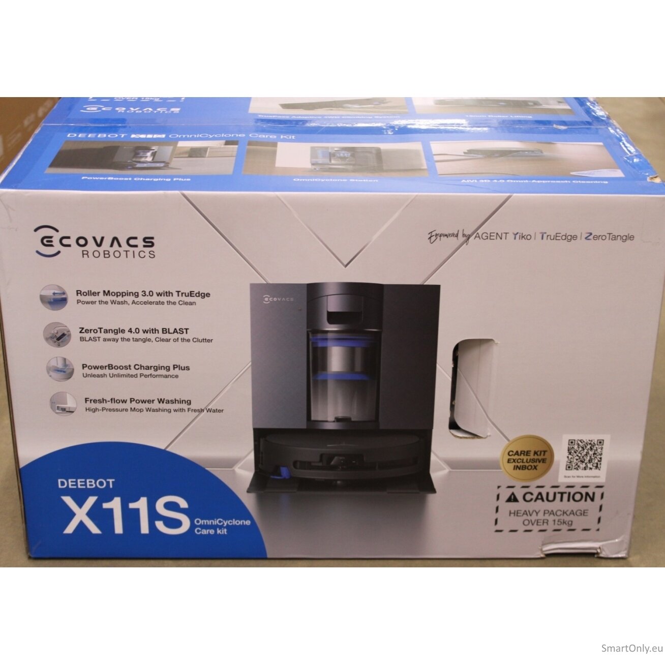SALE OUT. Ecovacs DEEBOT X11S OmniCyclone and Care Kit For X11S OmniCyclone Series | Ecovacs DAMAGED PACKAGING | 24 month(s)