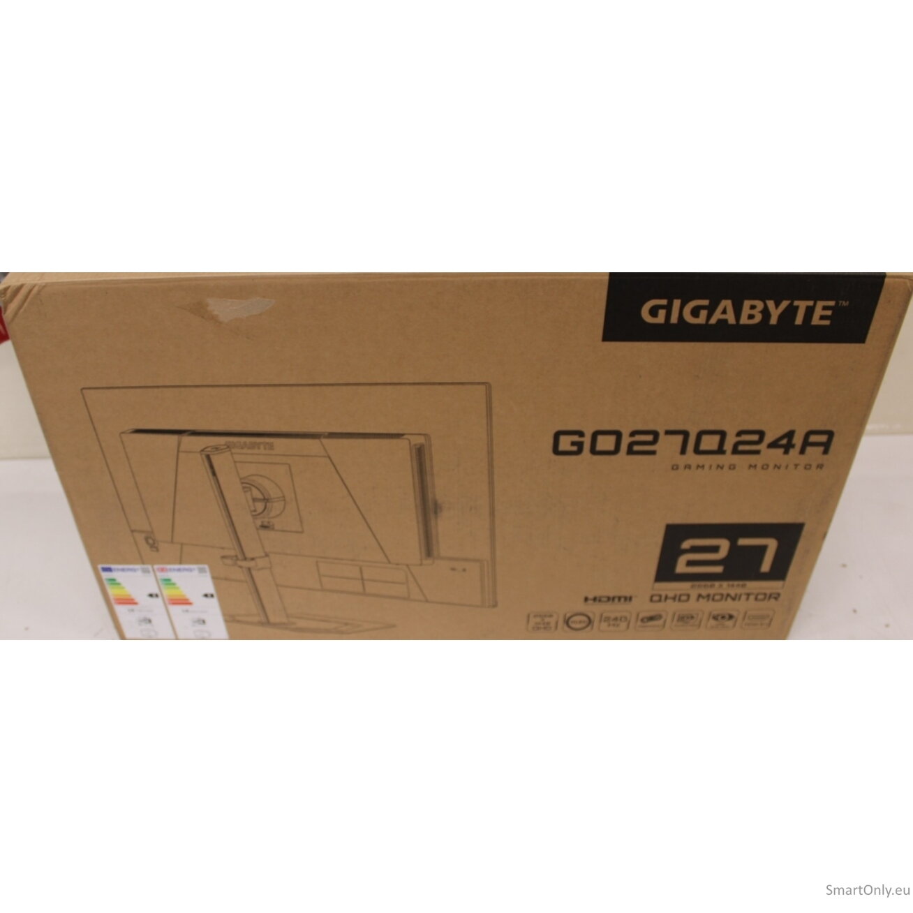 SALE OUT. GIGABYTE MONITOR 27" QHD GO27Q24A EK | SALE OUT. | Gigabyte GO27Q24A EK | 27 " | QD‑OLED | QHD | 240 Hz | 0.03 ms | 2560 x 1440 pixels | 400 cd/m² | HDMI ports quantity 2 | DAMAGED PACKAGING, UNPACKED