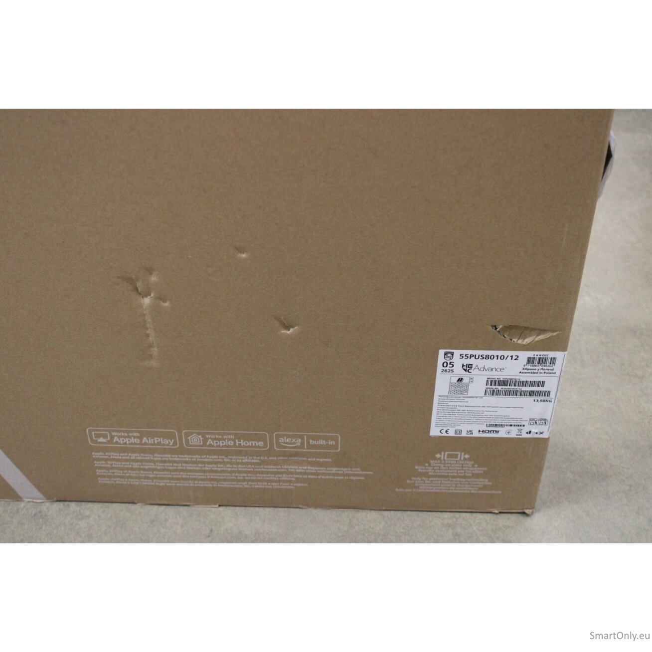 SALE OUT. Philips 55PUS8010/12 55" (139cm) LED 4K Ambilight TV | Philips 55PUS8010/12 | 55 | Smart TV | TITAN OS | UHD | Black | DAMAGED PACKAGING 3 SALE OUT. Philips 55PUS8010/12 55" (139cm) LED 4K Ambilight TV | Philips 55PUS8010/12 | 55 | Smart TV | TITAN OS | UHD | Black | DAMAGED PACKAGING 3