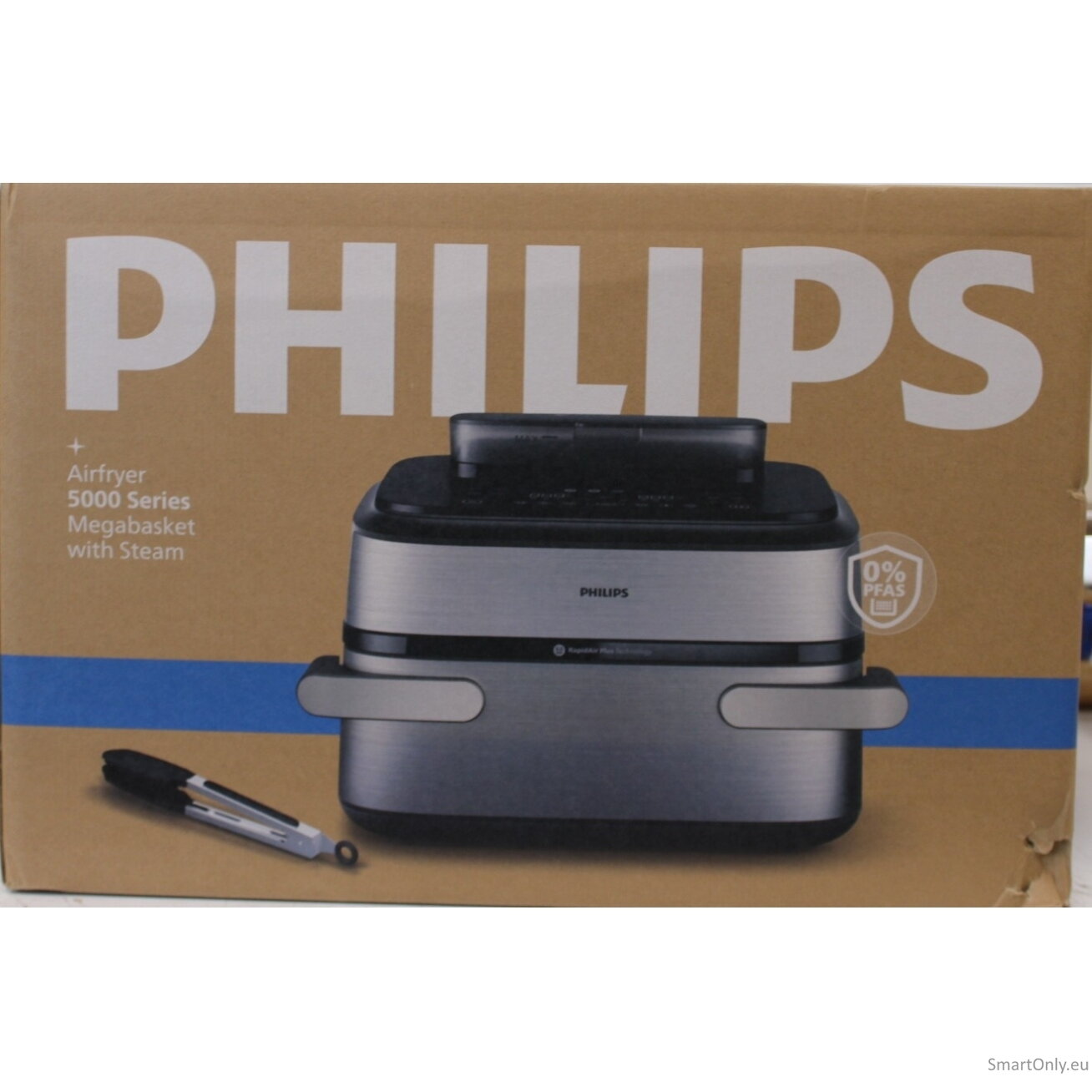 SALE OUT. Philips NA565/02 Airfryer with steam function, flexible Megabasket, 10 L, Silver/Black | Philips DAMAGED PACKAGING | 24 month(s) SALE OUT. Philips NA565/02 Airfryer with steam function, flexible Megabasket, 10 L, Silver/Black | Philips DAMAGED PACKAGING | 24 month(s)