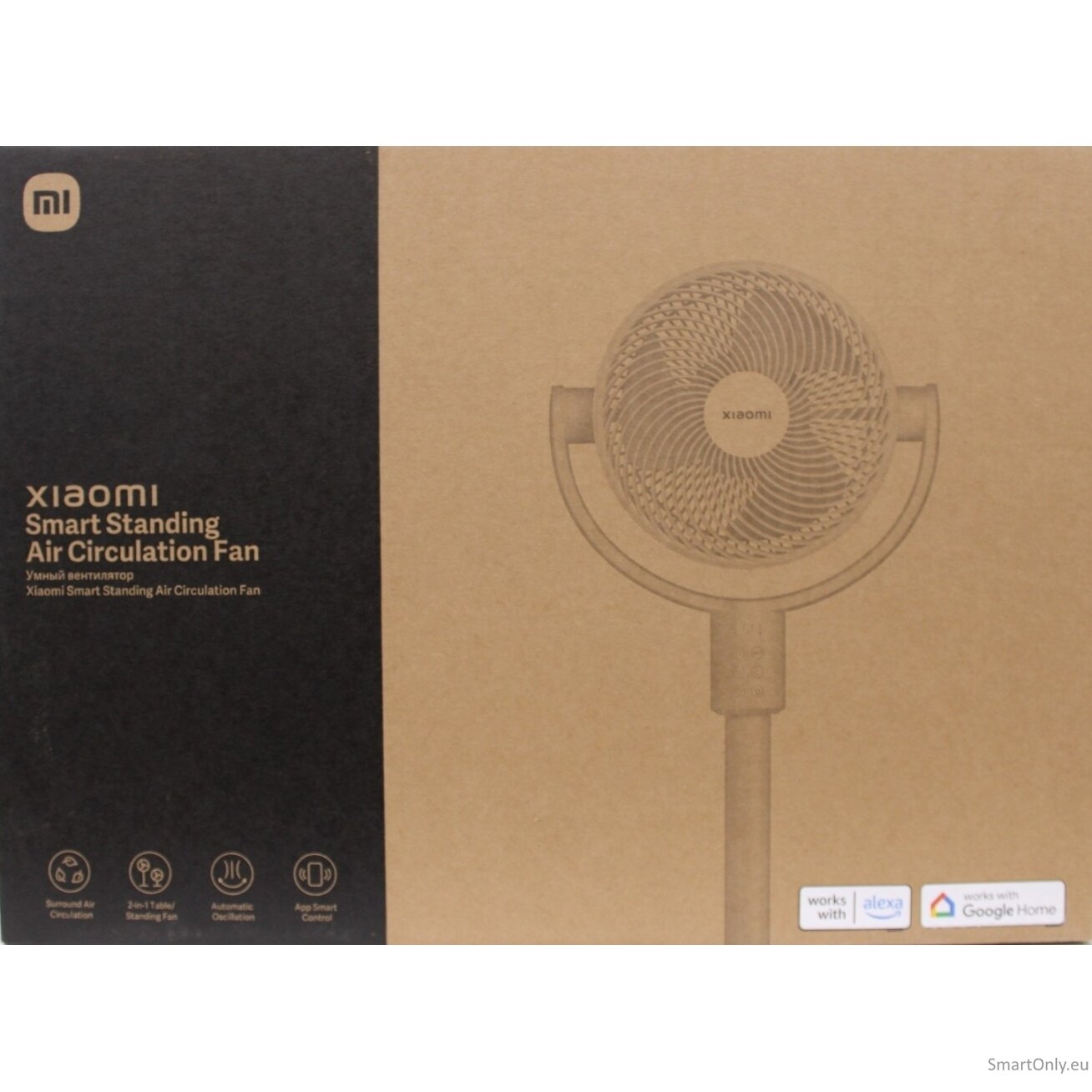 SALE OUT. Smart Standing Air Circulation Fan EU | Stand Fan | Diameter 32 cm | Number of speeds 100 | Oscillation | White | DEMO 1