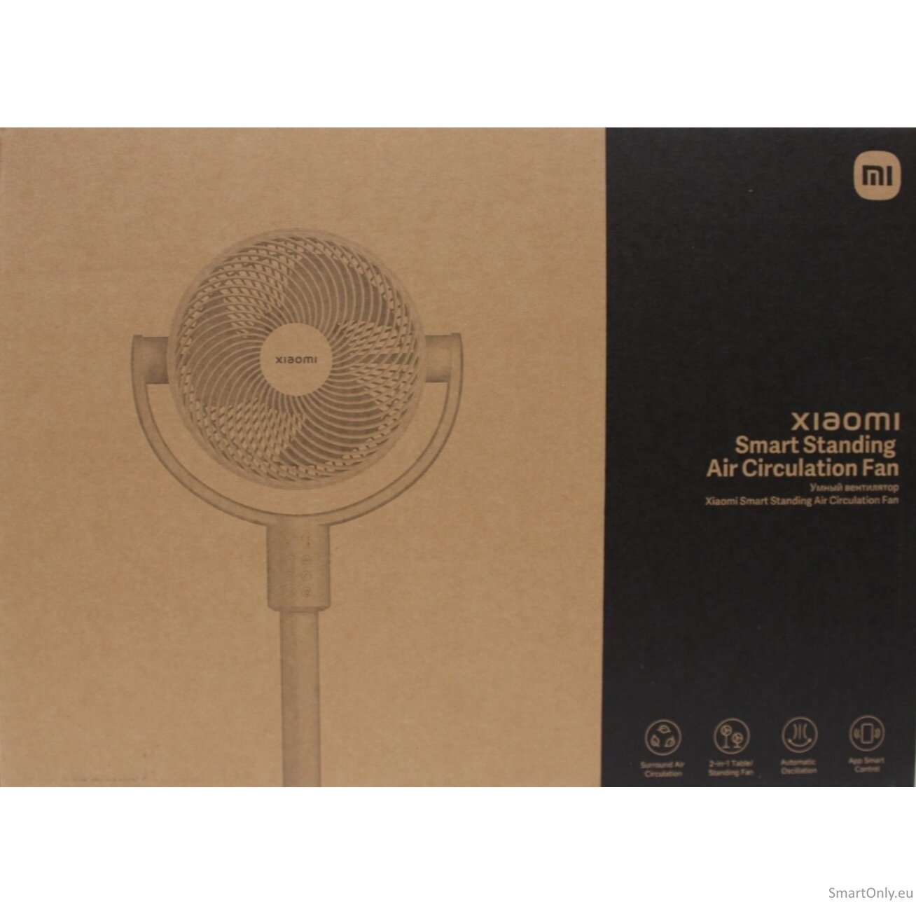 SALE OUT. Smart Standing Air Circulation Fan EU | Stand Fan | Diameter 32 cm | Number of speeds 100 | Oscillation | White | DEMO