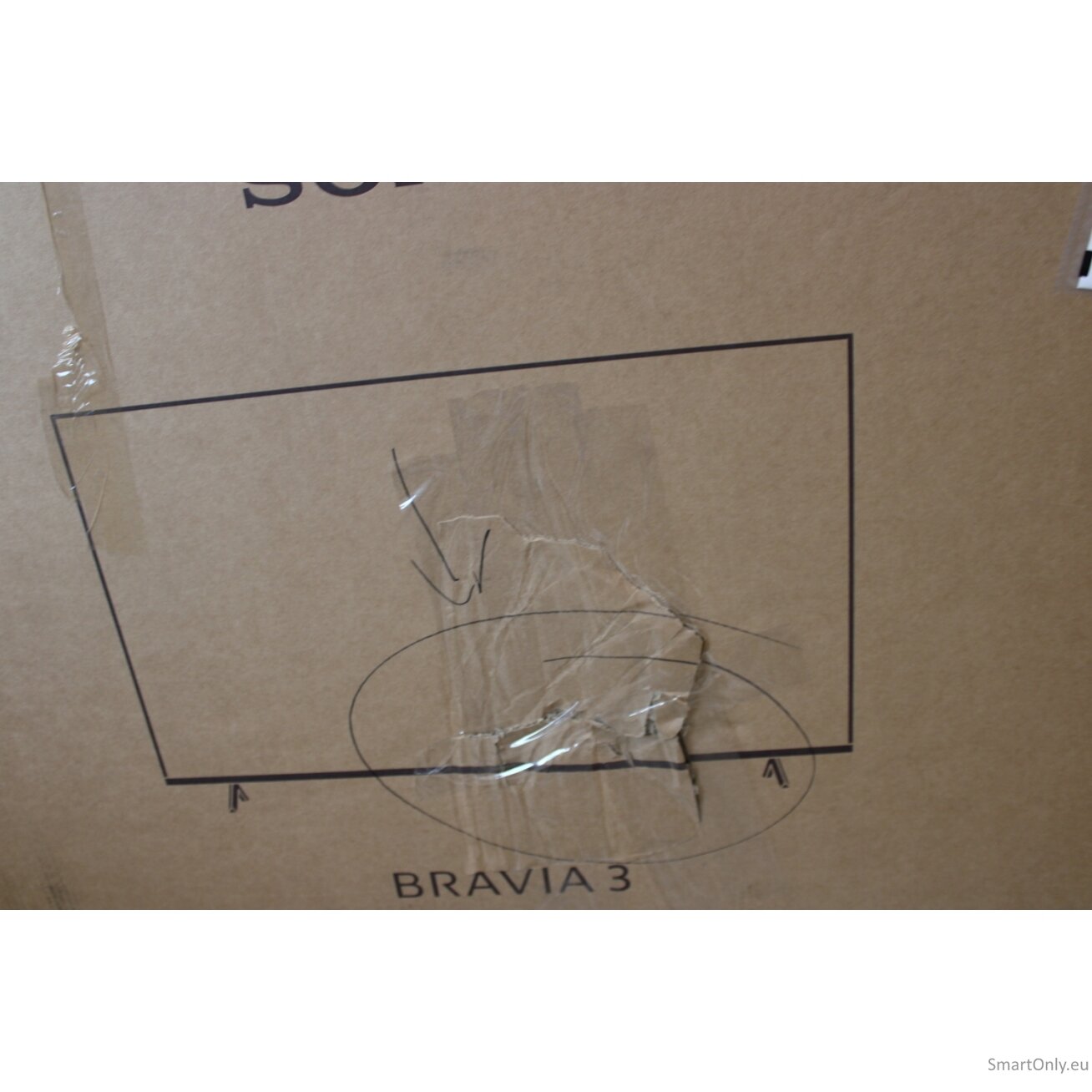 SALE OUT. Sony K55S35B Bravia 3 55" (139cm) 4K Ultra HD Smart Google D-LED TV | SALE OUT. | Sony K-55S3 | 55" (139 cm) | Android | UHD | Black | DAMAGED PACKAGING 1