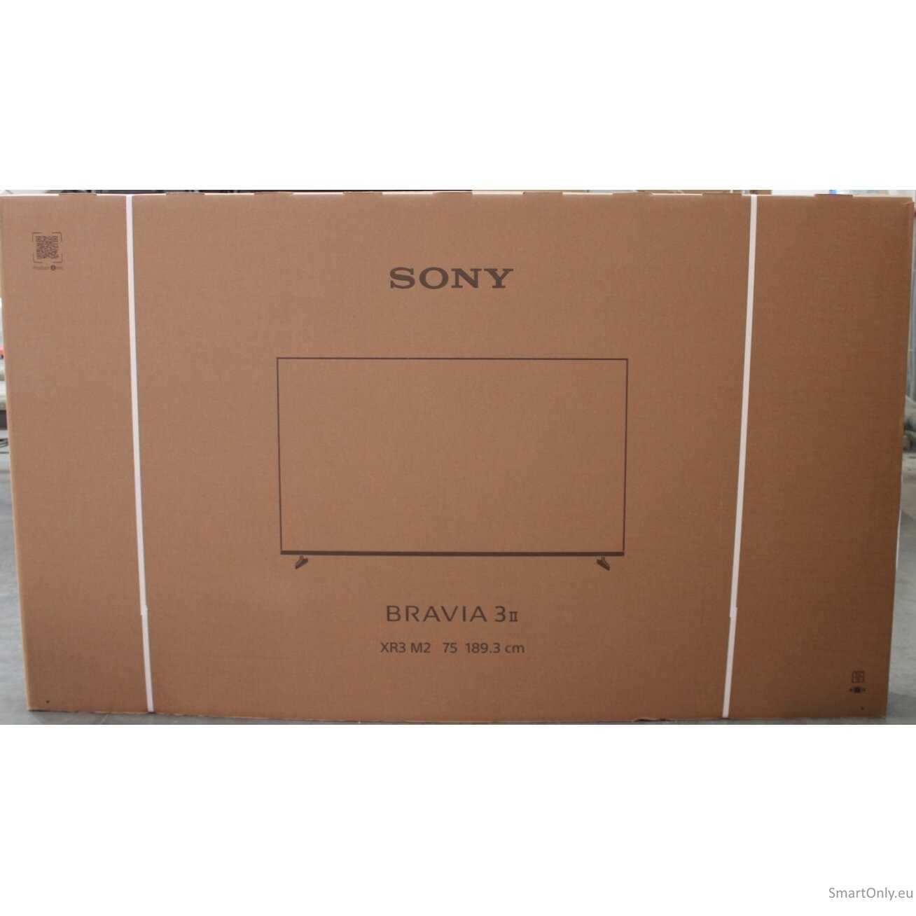Sony Bravia 3 II | Smart TV | Smart TV | K-75XR3 | K-75XR35M2 | 75" | 189 cm | 189 cm | 4K UHD (2160p) | Google TV | DAMAGED PACKAGING