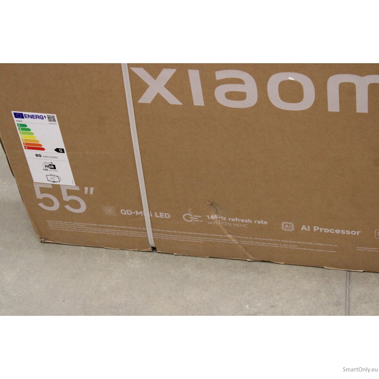 SALE OUT. Xiaomi TV S Pro Mini LED 55 2026 4K UHD (3840 x 2160) | SALE OUT. Xiaomi TV | S Pro 2026 | 55 | Smart TV | Google TV | Grey | DAMAGED PACKAGING 3