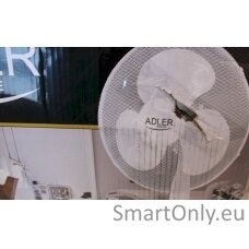 SALE OUT. Adler AD 7305 Adler Stand Fan DAMAGED PACKAGING, DENT ON THE GRID, SCRATCHES ON THE LEG Diameter 40 cm White Number of speeds 3 90 W No Oscillation	 | Adler | AD 7305 | Stand Fan | DAMAGED PACKAGING, DENT ON  THE GRID, SCRATCHES ON THE LEG | Whi