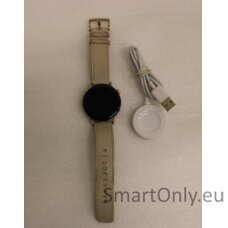 SALE OUT. Huawei Watch GT 3 42mm (White Leather), Milo-B19V Huawei GT 3 (42 mm) Smart watch GPS (satellite) AMOLED Touchscreen 1.32” Waterproof Bluetooth USED, SCRATCHED, REFURBISHED, WITHOUT ORIGINAL PACKAGING AND ACCESSORIES White Leather