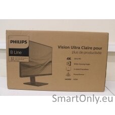 SALE OUT. PHILIPS 328B1/00 31.5" 3840x2160/16:9/350  cd/m²/4ms/ DP HDMI Philips LCD Monitor with PowerSensor 328B1/00 31.5 " 4K UHD VA 16:9 Black 4 ms 350 cd/m² Audio out DAMAGED PACKAGING HDMI ports quantity 2 60 Hz | LCD Monitor with PowerSensor | 328B1