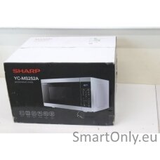 SALE OUT. Sharp YC-MS252AE-S Microwave Oven, 25 L capacity, Silver  DAMAGED PACKAGING | DAMAGED PACKAGING