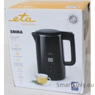 SALE OUT. ETA ETA559590010 Emma Electric kettle, 1.5 L, White | SALE OUT. | ETA Kettle | ETA559590010 Emma | Electric | 2200 W | 1.5 L | Stainless steel | 360° rotational base | White | DAMAGED PACKAGING