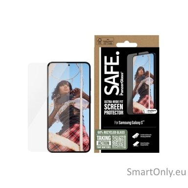 SAFE by PanzerGlass Screen Protector Samsung Galaxy S25 | Ultra-Wide Fit w Aligner | PanzerGlass SAFE by PanzerGlass Screen Protector Samsung Galaxy S25 | Ultra-Wide Fit w Aligner | PanzerGlass