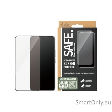 SAFE.PanzerGlass Screen Protector Xiaomi Redmi Note 14 Pro|14 Pro+|13 Pro+|Ultra-Wide Fit