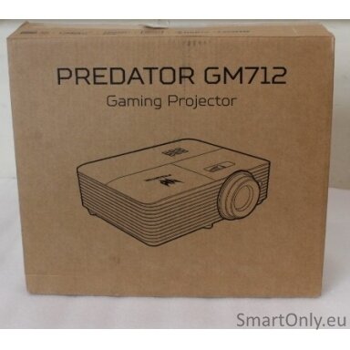 SALE OUT. Acer PREDATOR GM712 Projector, DLP, 4K UHD, 4000lm, 20000/1, HDMI, Black | SALE OUT. Acer | PREDATOR GM712 | 4K UHD (3840 x 2160) | 3600 ANSI lumens | Black | USED