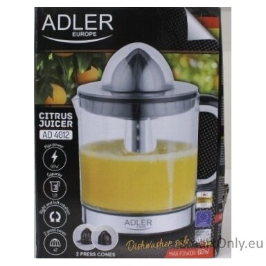 SALE OUT. Adler AD 4012 Citrus Juicer, 2 Pressing Cups for Big and Small Citrus Fruits, 40W, Black | Adler Citrus Juicer | AD 4012 | Type  Citrus juicer | Black | 40 W | Number of speeds 1 | DAMAGED PACKAGING