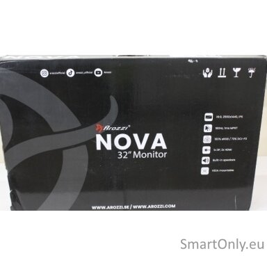 SALE OUT. Arozzi Nova 32" IPS, 180Hz, Computer Monitor - Purple | SALE OUT. Nova | 32 " | IPS | QHD | 16:9 | 180 Hz | 1 ms | 2560 x 1440 pixels | 300 cd/m² | HDMI ports quantity 2 | Purple | Warranty 24 month(s) | DAMAGED PACKAGING, SCRATCHED EDGES SALE OUT. Arozzi Nova 32" IPS, 180Hz, Computer Monitor - Purple | SALE OUT. Nova | 32 " | IPS | QHD | 16:9 | 180 Hz | 1 ms | 2560 x 1440 pixels | 300 cd/m² | HDMI ports quantity 2 | Purple | Warranty 24 month(s) | DAMAGED PACKAGING, SCRATCHED EDGES