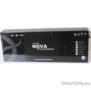 SALE OUT. Arozzi Nova 49" VA, 165Hz - White | Arozzi | Nova | 49 " | VA | 32:9 | 165 Hz | 4 ms | 5120 x 1440 pixels | 350 cd/m² | HDMI ports quantity 2 | White | Warranty 24 month(s) | DAMAGED PACKAGING, USED, SCRATCHED BODY AND AC-ADAPTER SALE OUT. Arozzi Nova 49" VA, 165Hz - White | Arozzi | Nova | 49 " | VA | 32:9 | 165 Hz | 4 ms | 5120 x 1440 pixels | 350 cd/m² | HDMI ports quantity 2 | White | Warranty 24 month(s) | DAMAGED PACKAGING, USED, SCRATCHED BODY AND AC-ADAPTER