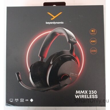 SALE OUT. Beyerdynamic MMX 230 Black Bluetooth ANC Headphones, Wireless | SALE OUT. Headphones | MMX 230 | Bluetooth | Over-Ear | Microphone | Black | Noise canceling | DEMO, MISSING USB ADAPTER | Warranty 24 month(s) | Wireless SALE OUT. Beyerdynamic MMX 230 Black Bluetooth ANC Headphones, Wireless | SALE OUT. Headphones | MMX 230 | Bluetooth | Over-Ear | Microphone | Black | Noise canceling | DEMO, MISSING USB ADAPTER | Warranty 24 month(s) | Wireless