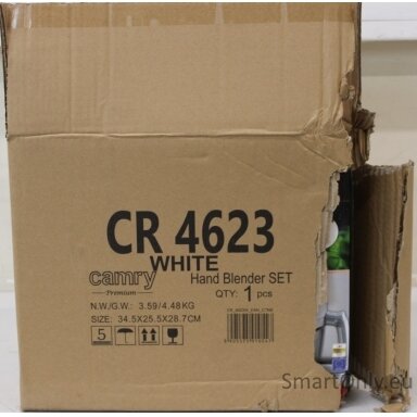 SALE OUT. CAMRY CR 4623w Hand blender set, 1600 W. DAMAGED PACKAGING | SALE OUT. | Camry DAMAGED PACKAGING