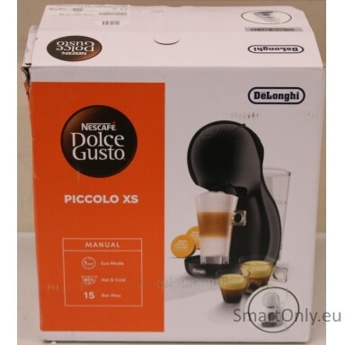 SALE OUT. DeLonghi EDG110.WB Dolce Gusto Piccolo XS Coffee maker, White | SALE OUT. Delonghi Coffee Maker | EDG110.WB Dolce Gusto Piccolo XS | Pump pressure 15 bar | Capsule | 1400 W | White | DAMAGED PACKAGING