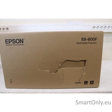 SALE OUT. Epson EB-800F 3LCD Projector /16:9/5000Lm/2500000:1, White | SALE OUT. Epson | EB-800F | Full HD (1920x1080) | 5000 ANSI lumens | White | Lamp warranty 12 month(s) | DAMAGED PACKAGING SALE OUT. Epson EB-800F 3LCD Projector /16:9/5000Lm/2500000:1, White | SALE OUT. Epson | EB-800F | Full HD (1920x1080) | 5000 ANSI lumens | White | Lamp warranty 12 month(s) | DAMAGED PACKAGING