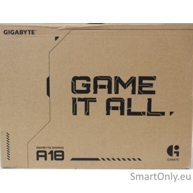 SALE OUT. Gigabyte GAMING A18 3VHK3EEC94SH 18" WQXGA AMD Ryzen 7 260/16GB/1TB/RTX 5060/Win11 Home/ENG kbd/2Y Warranty | Gigabyte A18 Gaming 3VH | Black Steel | 18 " | IPS | WQXGA | 2560 x 1600 pixels | 165 Hz | Anti-glare | AMD Ryzen 7 | 260 | 16 GB | So-