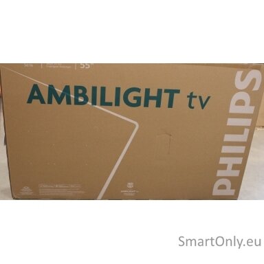 SALE OUT. Philips 55PUS8010/12 55" (139cm) LED 4K Ambilight TV | Philips 55PUS8010/12 | 55 | Smart TV | TITAN OS | UHD | Black | DAMAGED PACKAGING