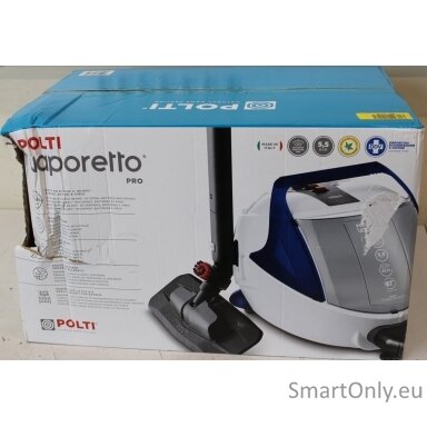 SALE OUT. | Polti | Steam cleaner | PTEU0313 Vaporetto Pro 100 Eco Power | Power 1900 W | Steam pressure 5.5 bar | Water tank capacity 2 L | White/Blue | DAMAGED PACKAGING