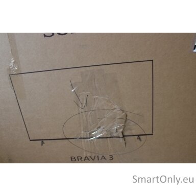 SALE OUT. Sony K55S35B Bravia 3 55" (139cm) 4K Ultra HD Smart Google D-LED TV | SALE OUT. | Sony K-55S3 | 55" (139 cm) | Android | UHD | Black | DAMAGED PACKAGING