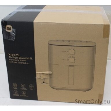 SALE OUT. Xiaomi Air Fryer Essential 6L EU | Xiaomi | Air Fryer EU | Essential | 1550 W | 6 L | White | DAMAGED PACKAGING, CRACKED PLASTIC (TOP)