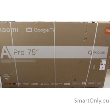 SALE OUT. Xiaomi QLED TV A Pro 2026 75" | SALE OUT. Xiaomi QLED TV A Pro 2026 | 75 | Smart TV | Google TV | 4K UHD | DAMAGED PACKAGING
