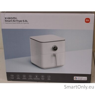 SALE OUT. Xiaomi Smart Air Fryer 6.5L White EU | Xiaomi Smart Air Fryer EU | Power 1800 W | Capacity 6.5 L | White | DAMAGED PACKAGING | 24 month(s)