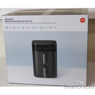 SALE OUT. Xiaomi Smart Double Stack Air Fryer 12L | Power 2800 W | Capacity 12 L | Black | UNPACKED, SCRATCHES ON  HANDLE, MISSING INNER PACKAGING | 24 month(s)